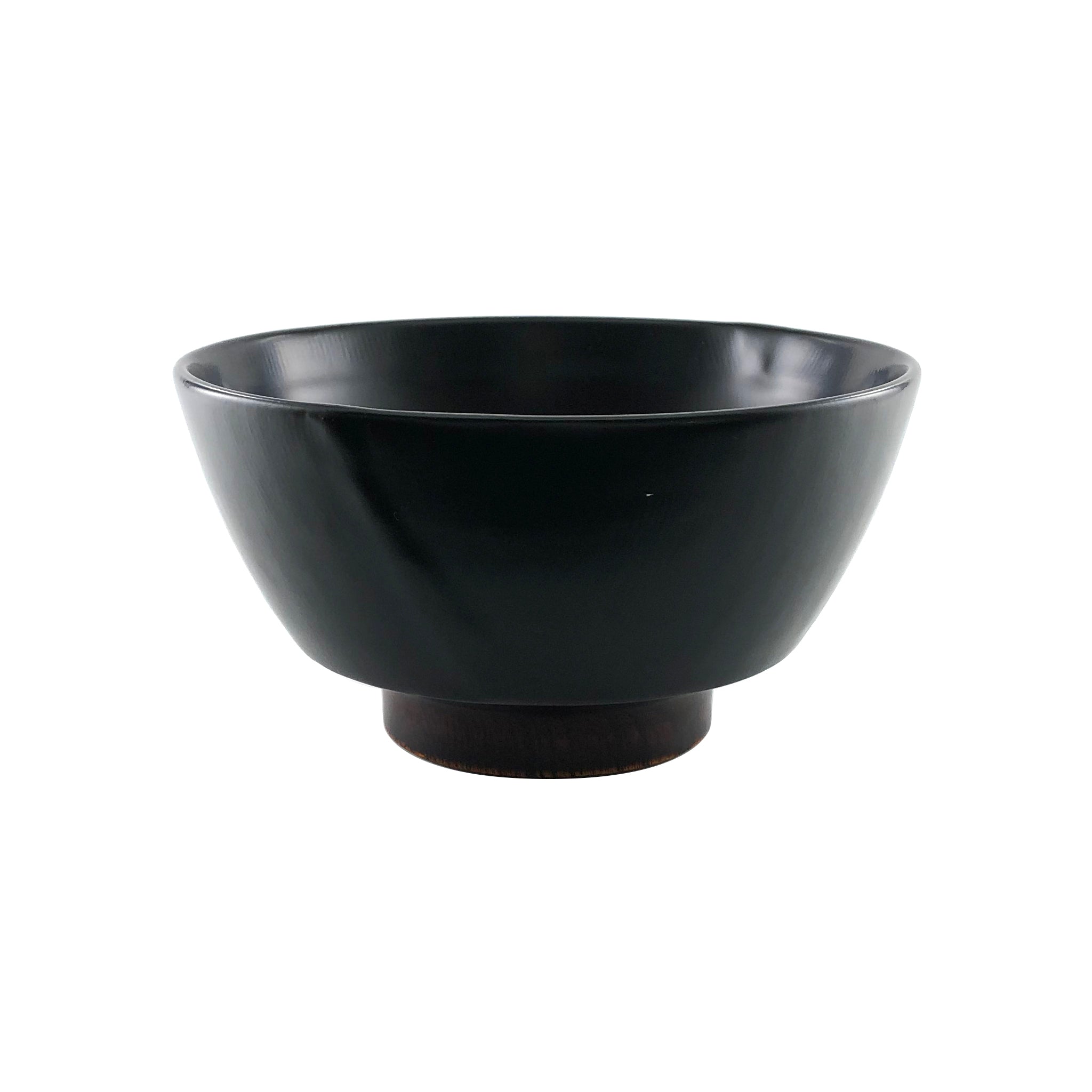 越前漆器 お椀 | 直右ヱ門 欅一文字大椀 | 黒溜木地呂 | 土直漆器