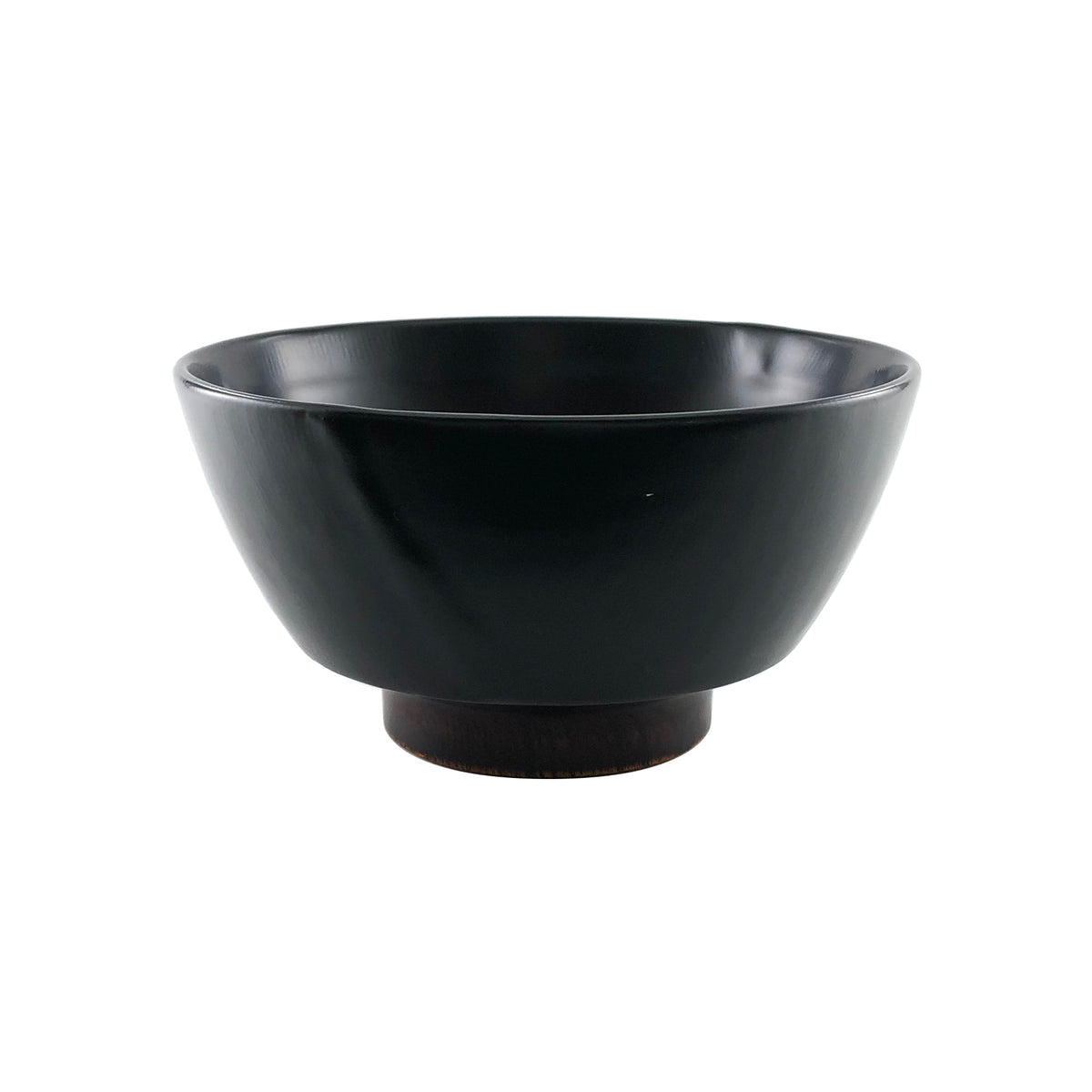 越前漆器 お椀 | 欅 一文字大椀 | 黒溜木地呂 | 土直漆器