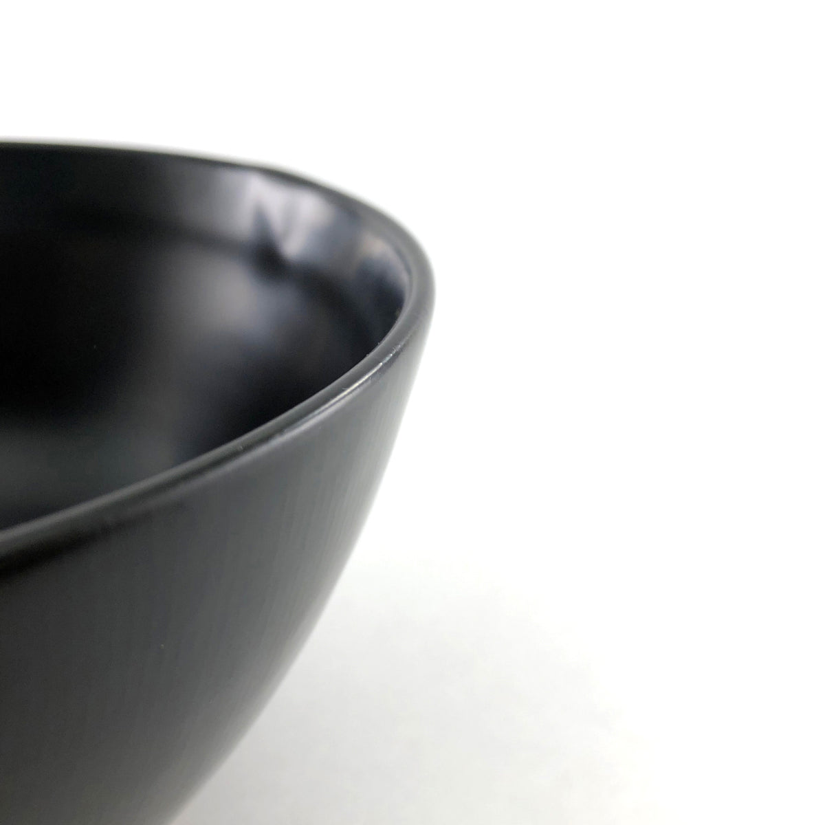 越前漆器 お椀 | 欅 一文字大椀 | 黒溜木地呂 | 土直漆器