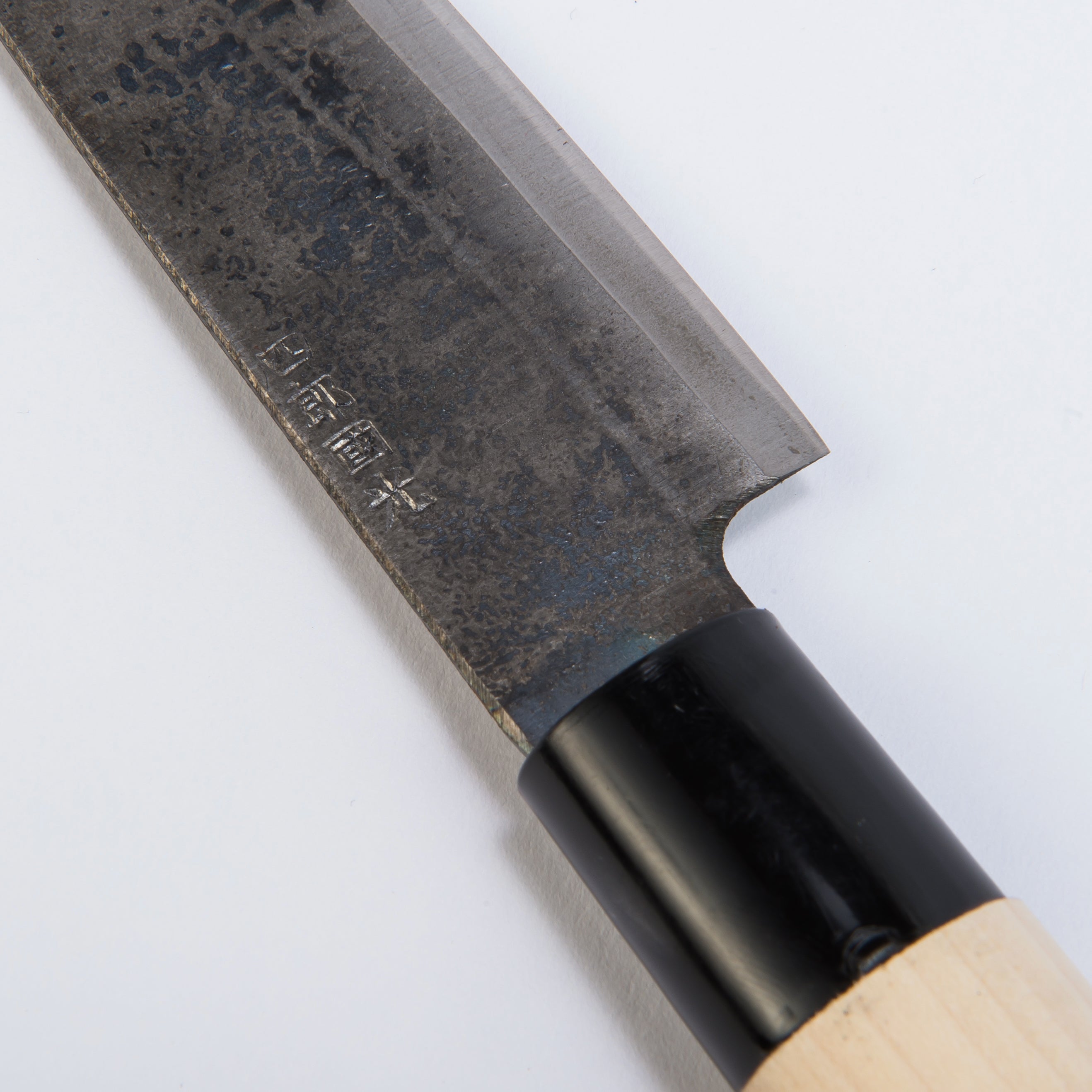 菜切り包丁 | 黒打 小型 先尖り 片刃 | 四郎國光
