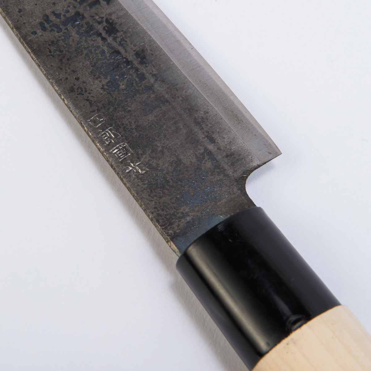 菜切り包丁 | 黒打 小型 先尖り 片刃 | 四郎國光