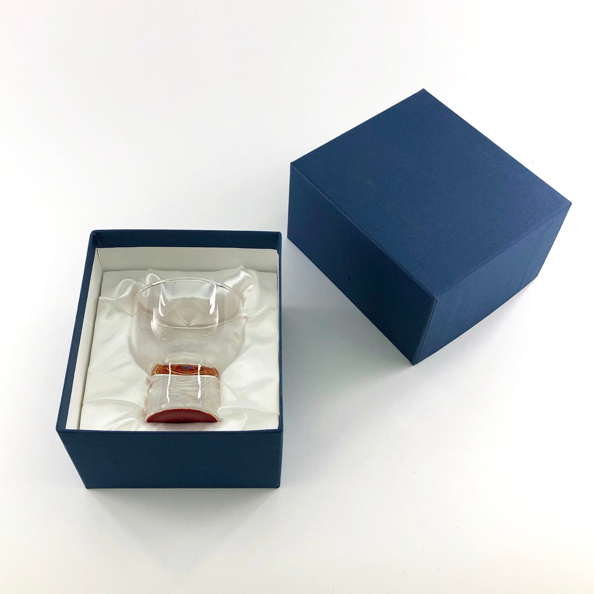 グラス 盃 | 金桜貝入 | 朱 | 天野漆器