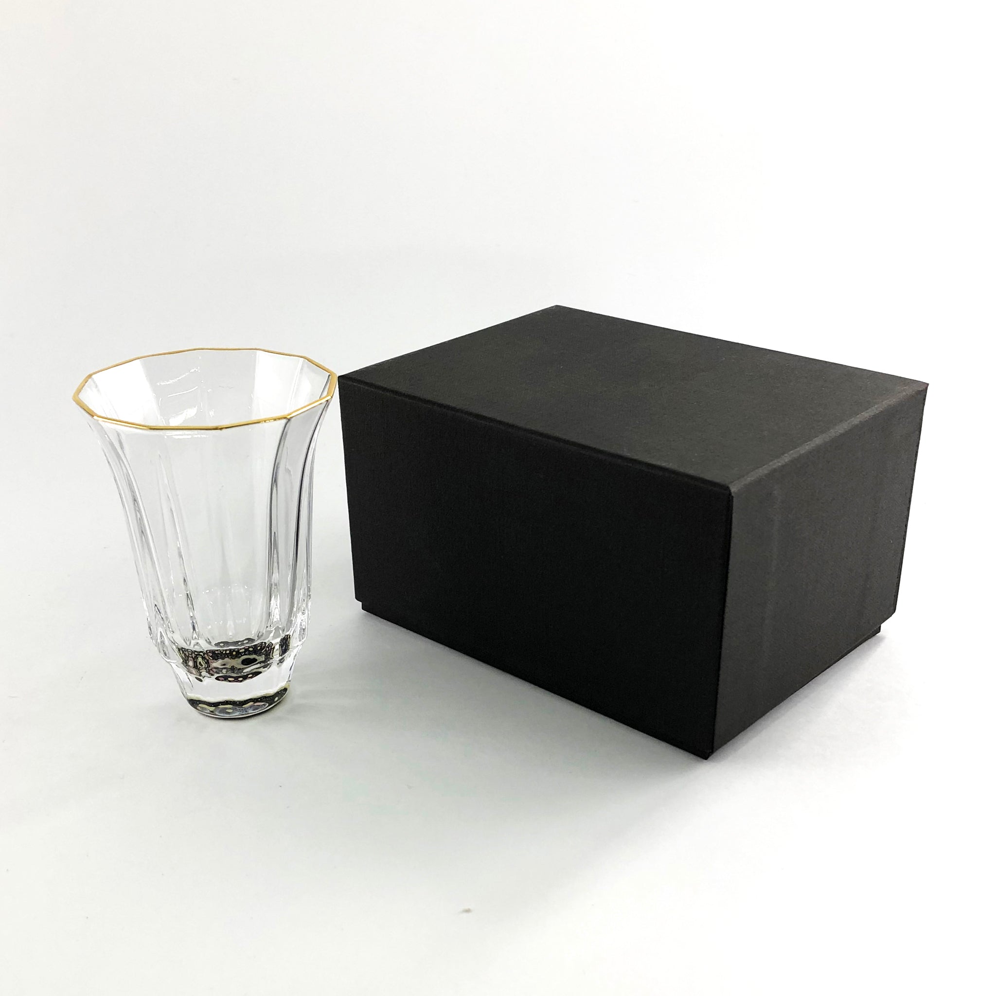 グラス 盃 | 金杯万華鏡 | 水玉 | 黒 | 天野漆器