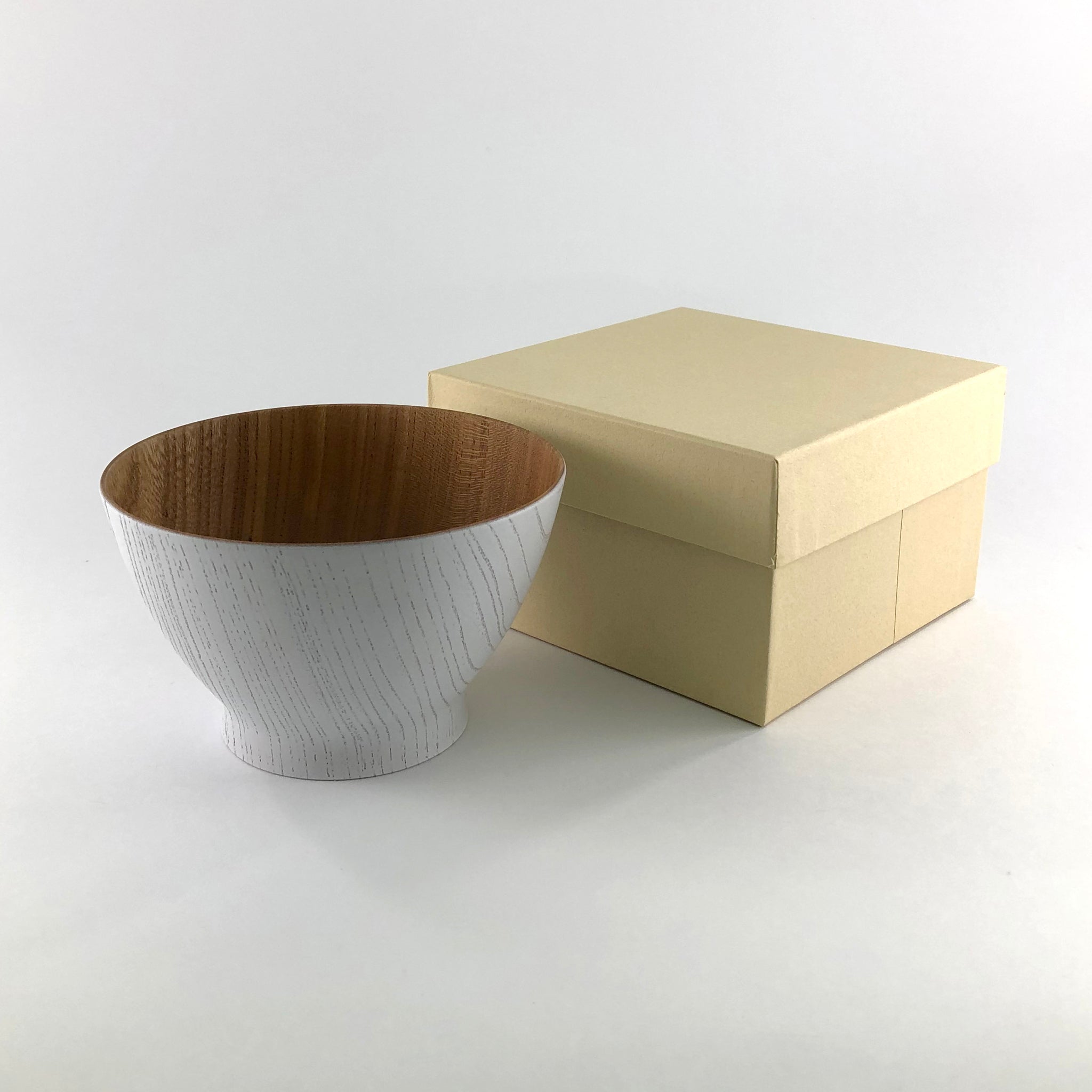 山中漆器 お椀 | とりどりわん | ホワイト | 山崎又一商店