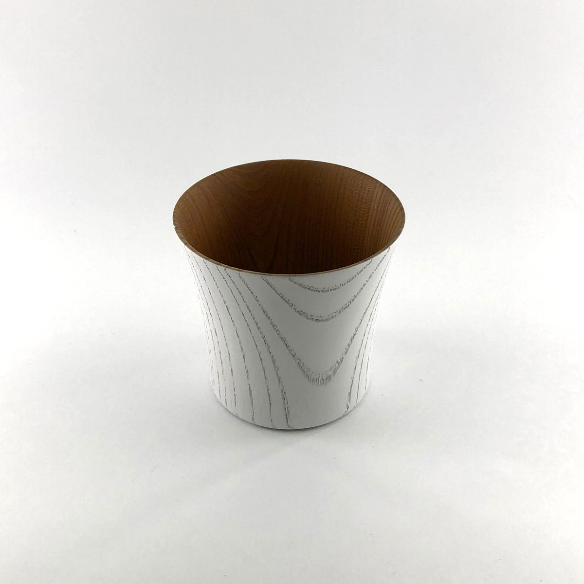 山中漆器 コップ | とりどりかっぷ | ホワイト 小 | 山崎又一商店