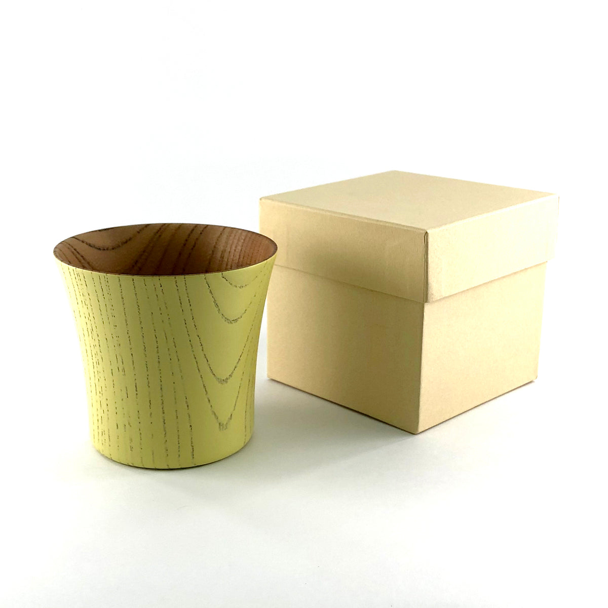 山中漆器 コップ | とりどりかっぷ | イエロー 小 | 山崎又一商店