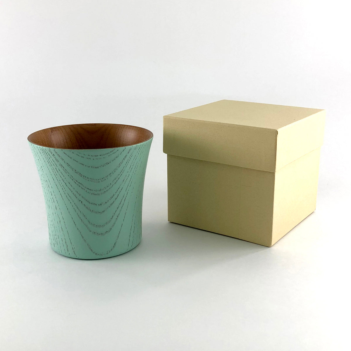 山中漆器 コップ | とりどりかっぷ | ミント 小 | 山崎又一商店
