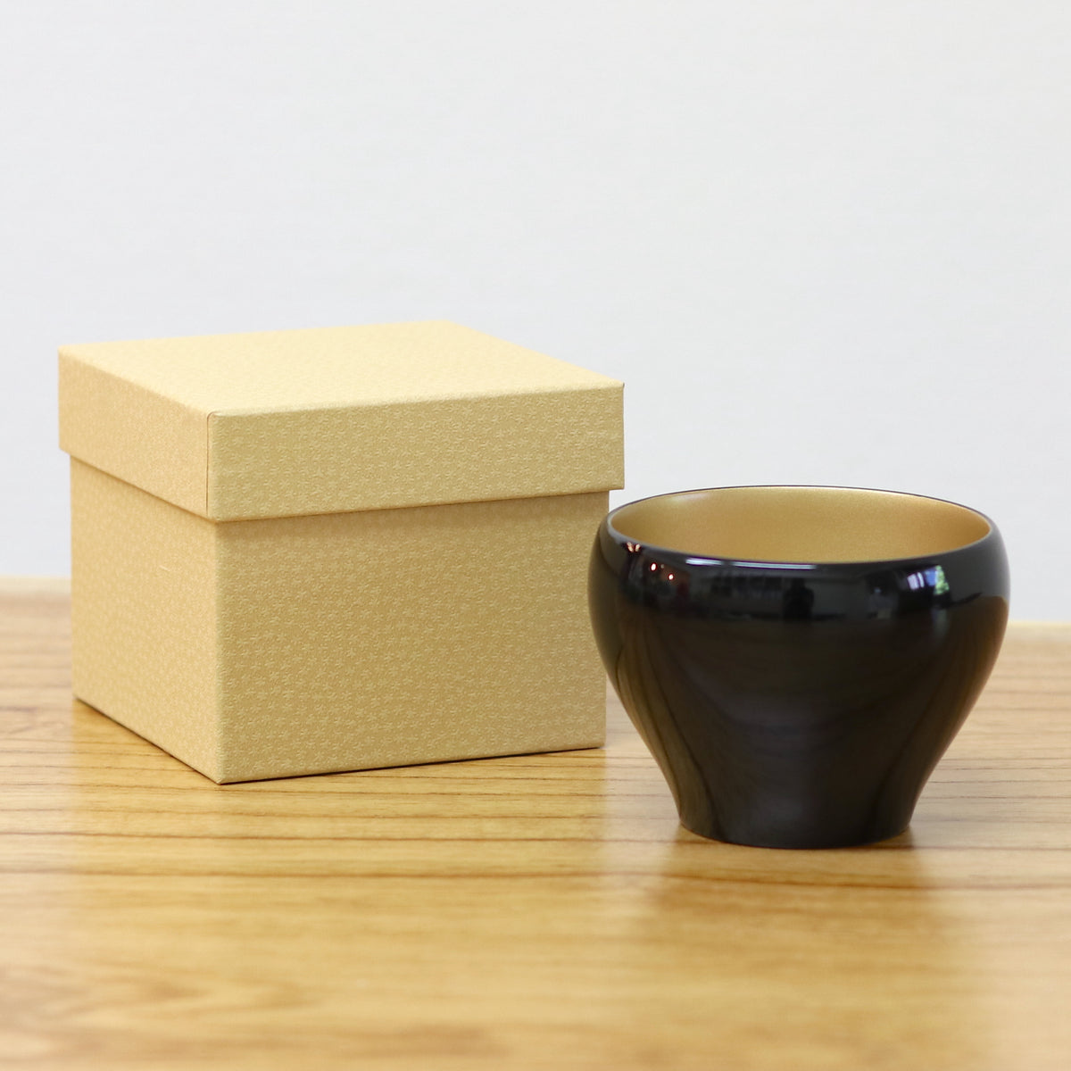 会津塗 カップ | デザートカップ | 黒内金 | 福西惣兵衛商店