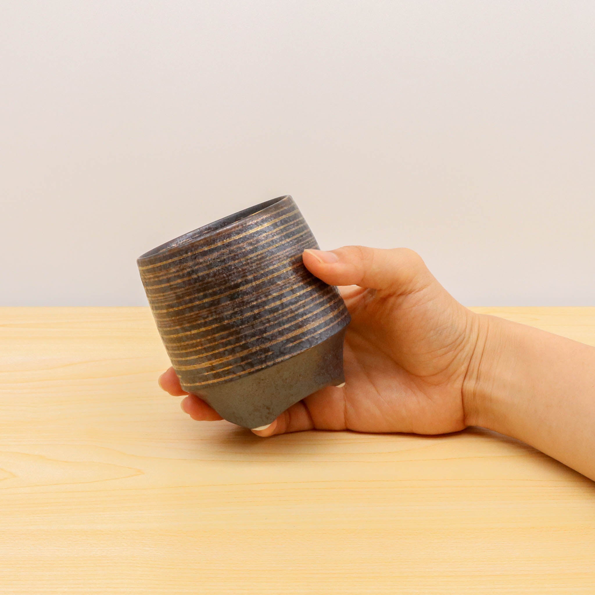 有田焼 香酒盃 | 晶金・晶銀かすり | ペアセット | KIHARA