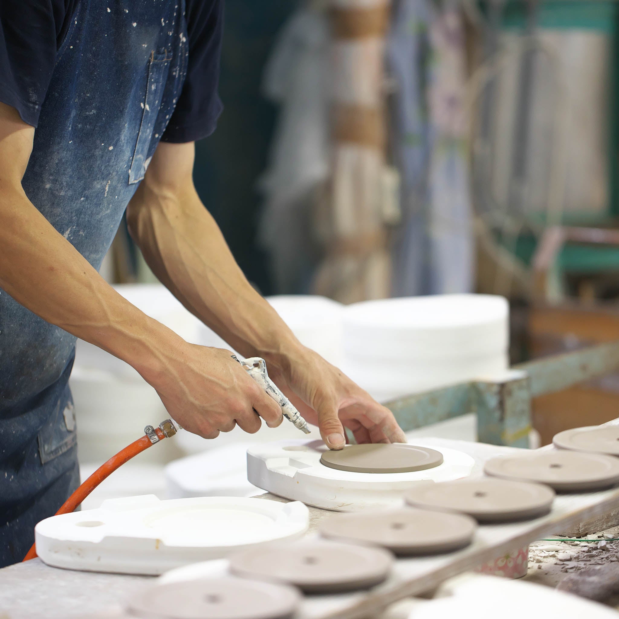 美濃焼 時計 | 2WAY TILE WOOD CLOCK | 飴釉 WZ-03 | SUGY