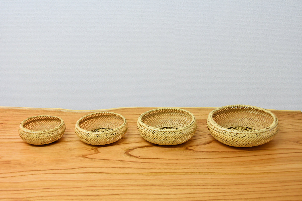 竹細工 | 別府竹細工 花六ツ目鉄鉢(ミニ) | 山下工芸