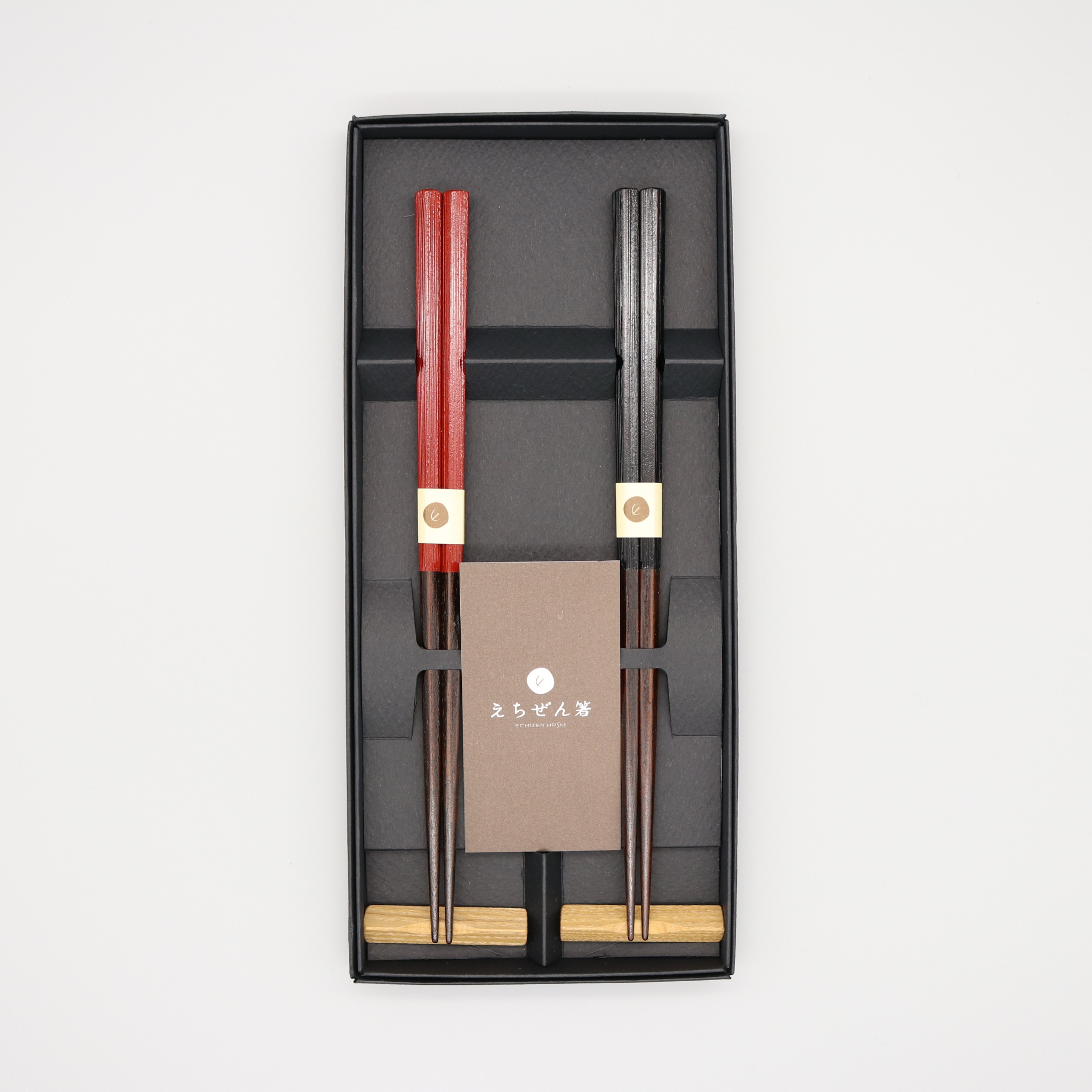 越前漆器 | 夫婦箸 箸置付 | なごみ | 越前漆器株式会社