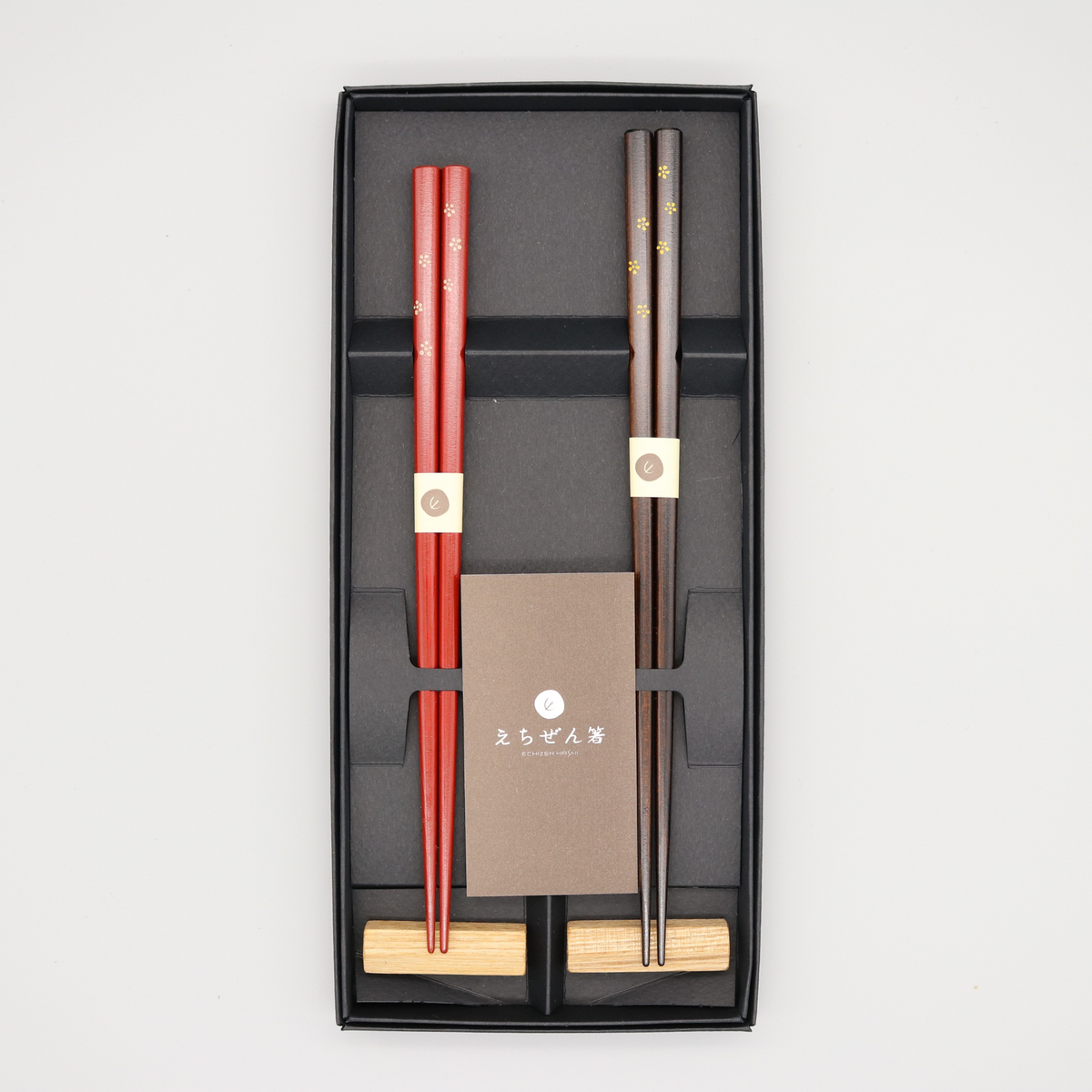 越前漆器 | 夫婦箸 箸置付 | 幸 | 越前漆器株式会社