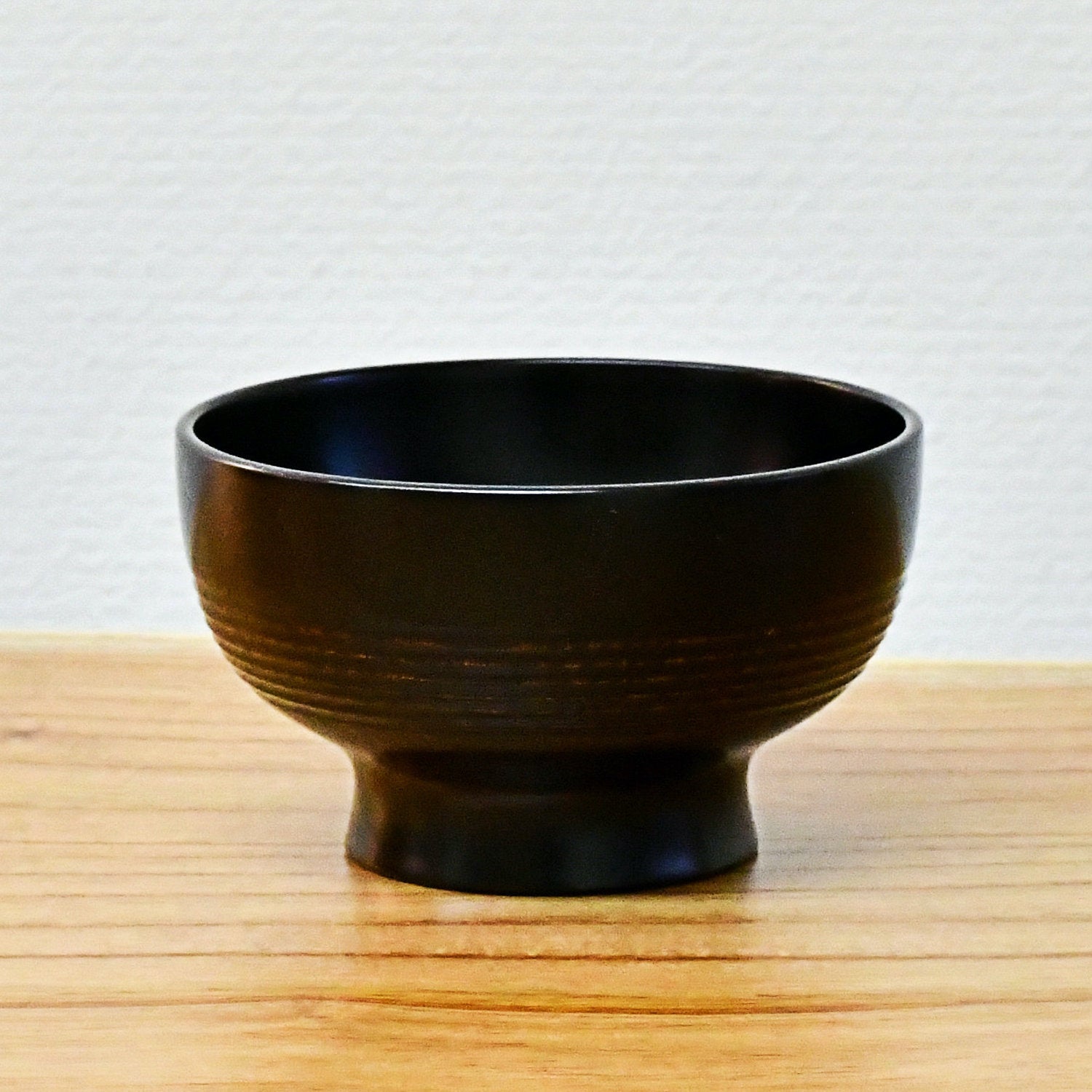 越前漆器 お椀 | 直右ヱ門 想椀 | 黒溜木地呂 | 土直漆器