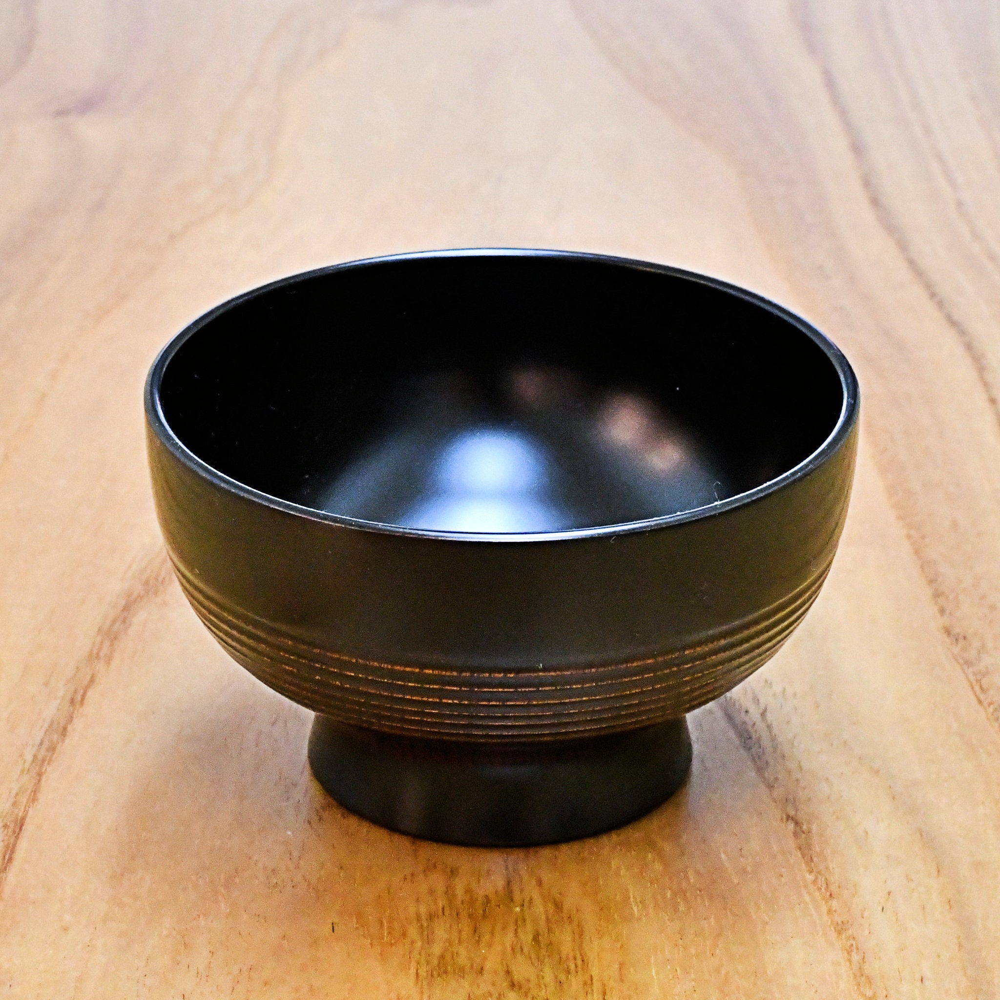 越前漆器 お椀 | 直右ヱ門 想椀 | 黒溜木地呂 | 土直漆器