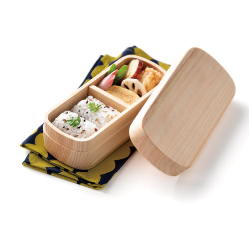紀州漆器 | 紀州桧弁当箱セット(ナチュラル)
