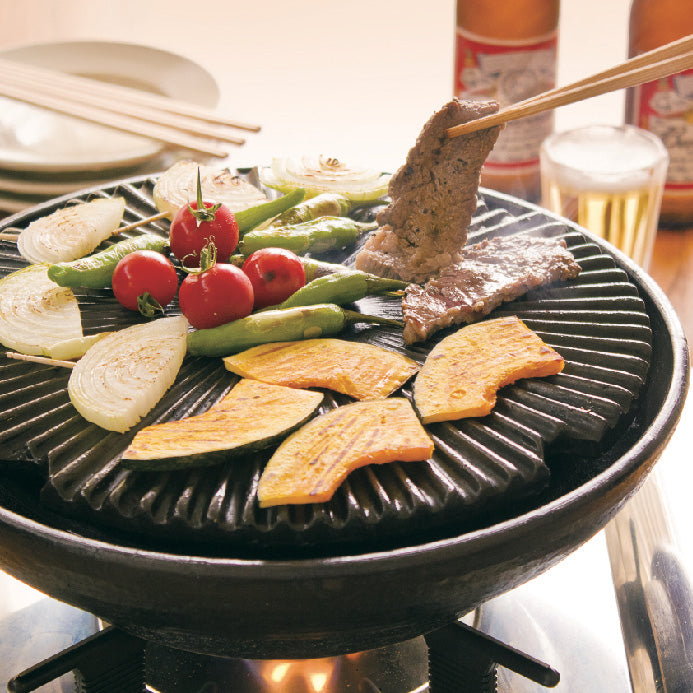 伊賀焼 卓上グリル | 微煙陶炉 やきやきさん |  大 / 小 | 長谷園