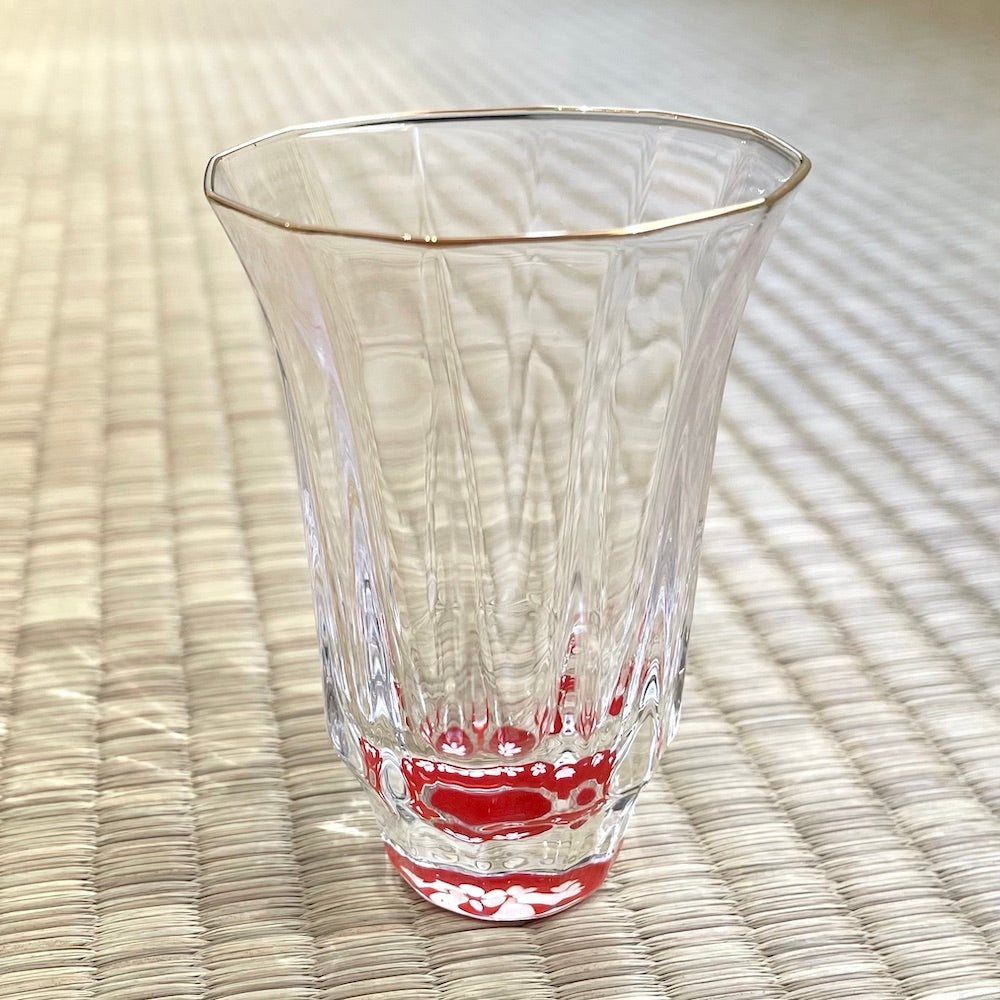 グラス 盃 | 金杯万華鏡 | 桜 | 朱 | 天野漆器