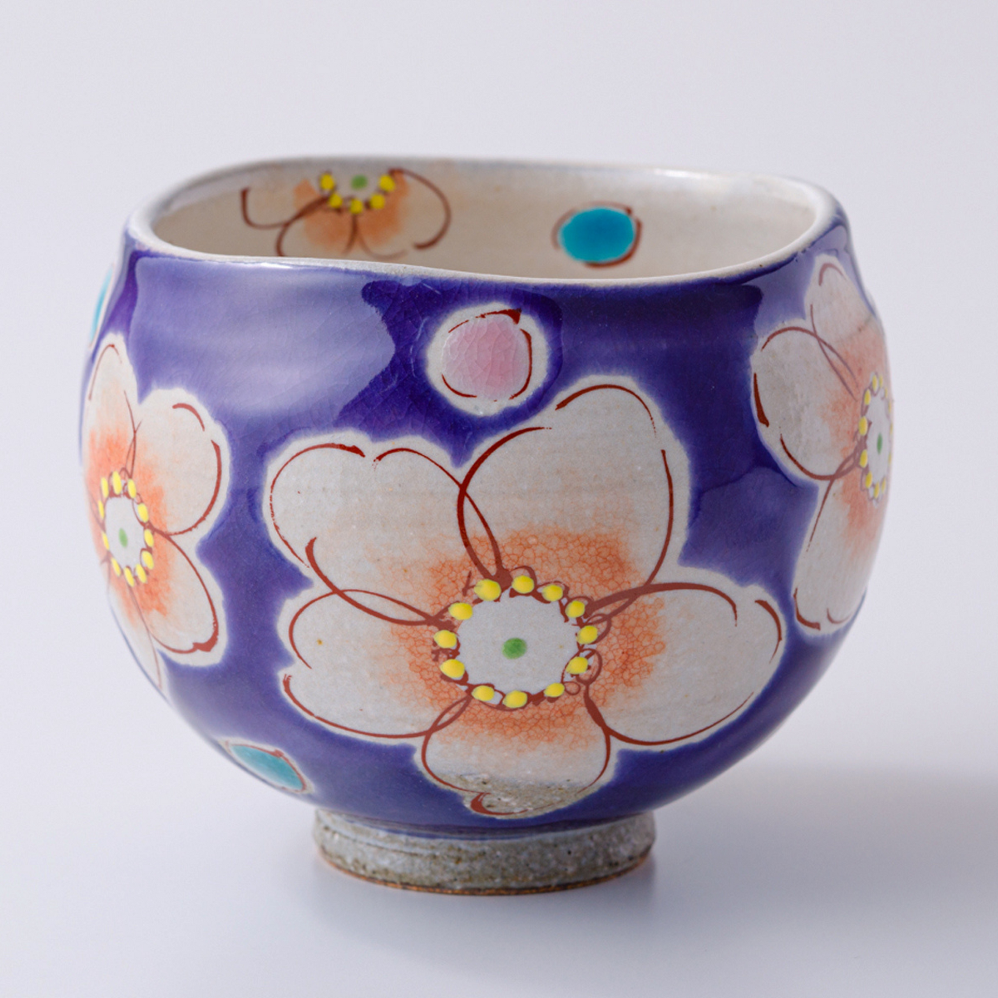 虚空蔵窯 一服腕 桜 二点セット 楽天市場】九谷焼 いっぷく碗 彩日 虚空蔵窯 一服腕 桜 二点セット 楽天市場】九谷焼 いっぷく碗 彩日