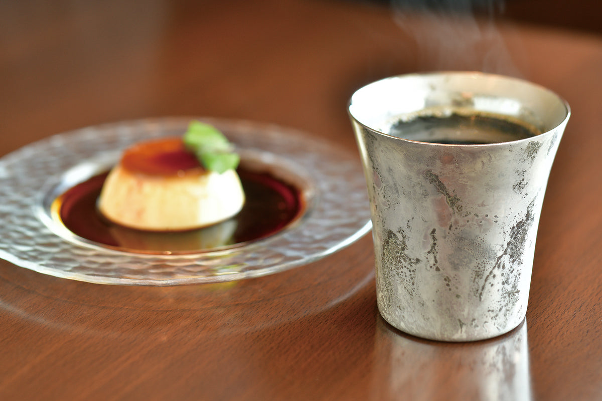 二重タンブラー | 折燕ORI-EN | 260ml ANTIQUE SILVER | アルチザン