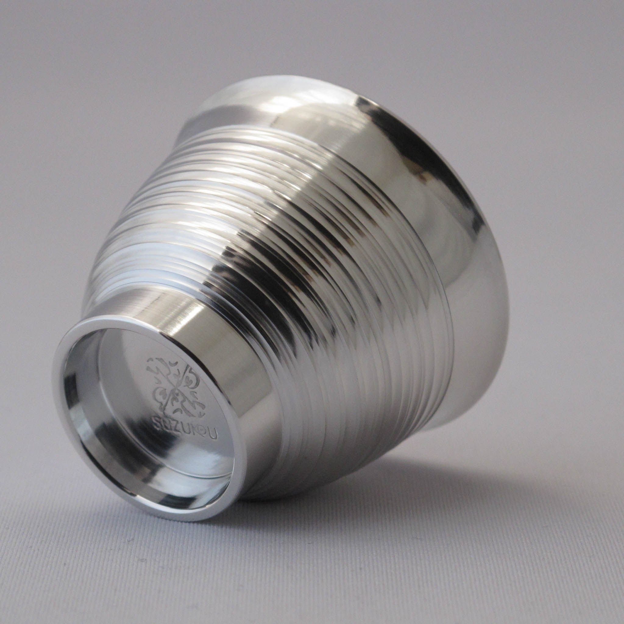 錫器 ぐい呑み | 碗型 | 千筋 | 錫光