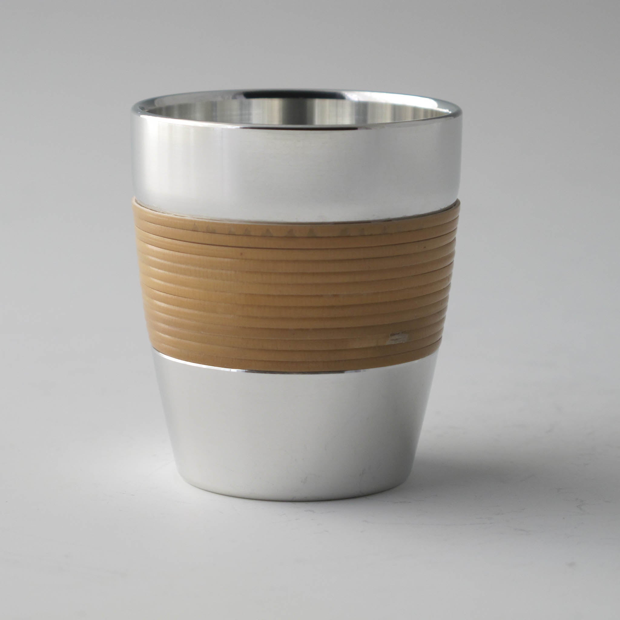 錫器 ぐい呑み | ペア | つちめ 籐巻 | 錫光