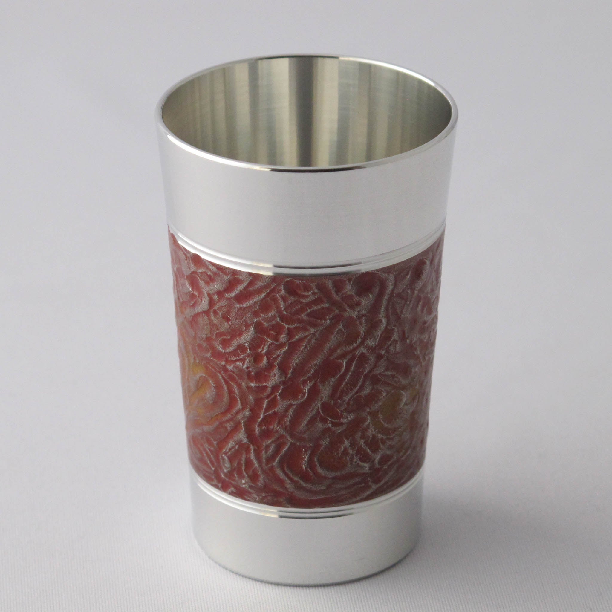 錫器 タンブラー | 3オンス カオス | 赤橙山吹 | 錫光