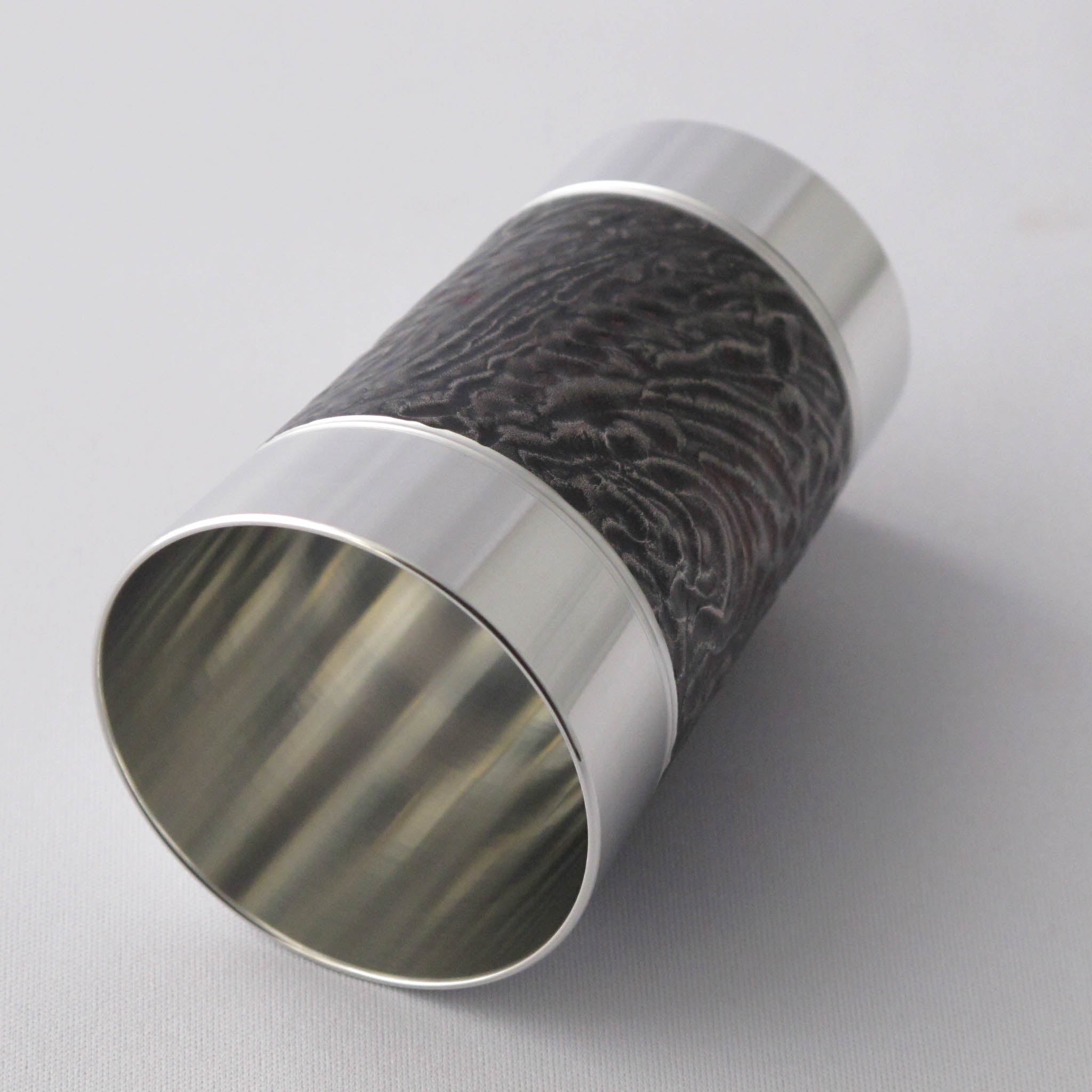 錫器 タンブラー | 3オンス カオス | 黒赤 | 錫光