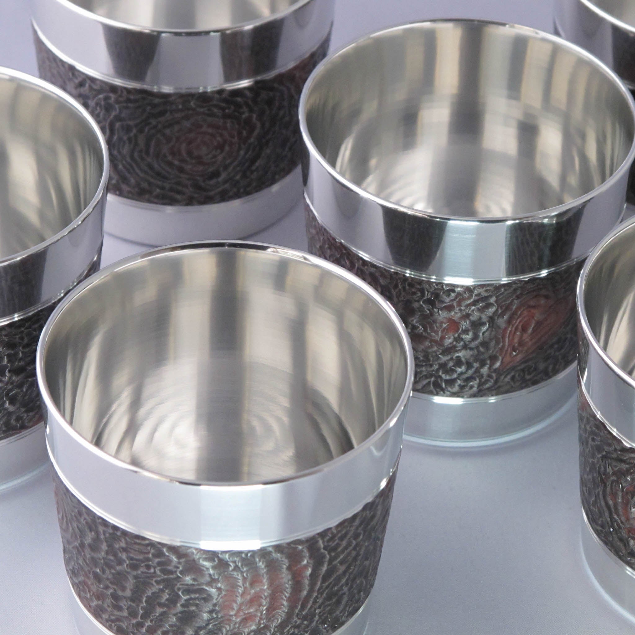 錫器 タンブラー | 9オンス カオス | 黒赤 | 錫光