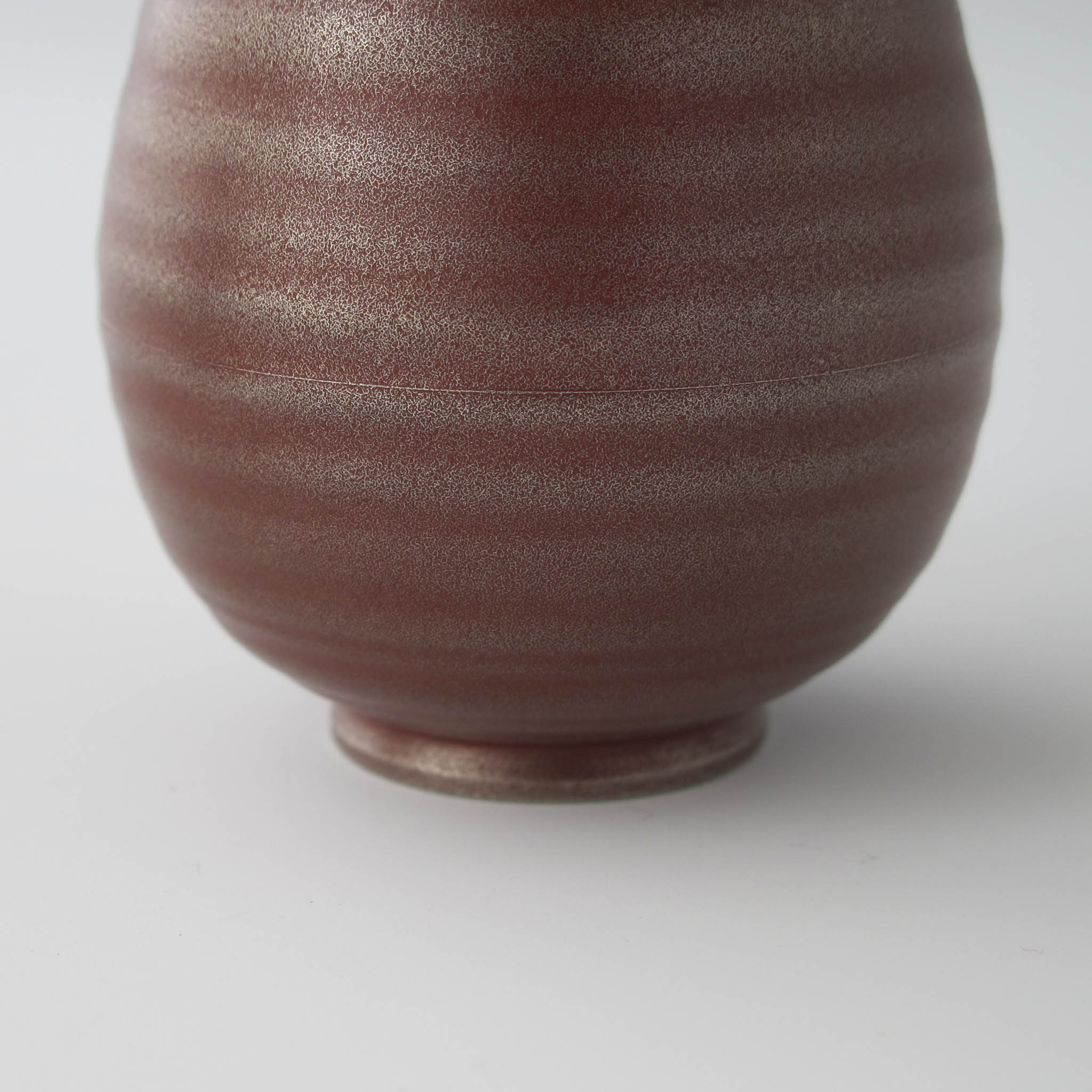 錫器 一輪挿し | さざなみ | 赤漆仕上 | 錫光