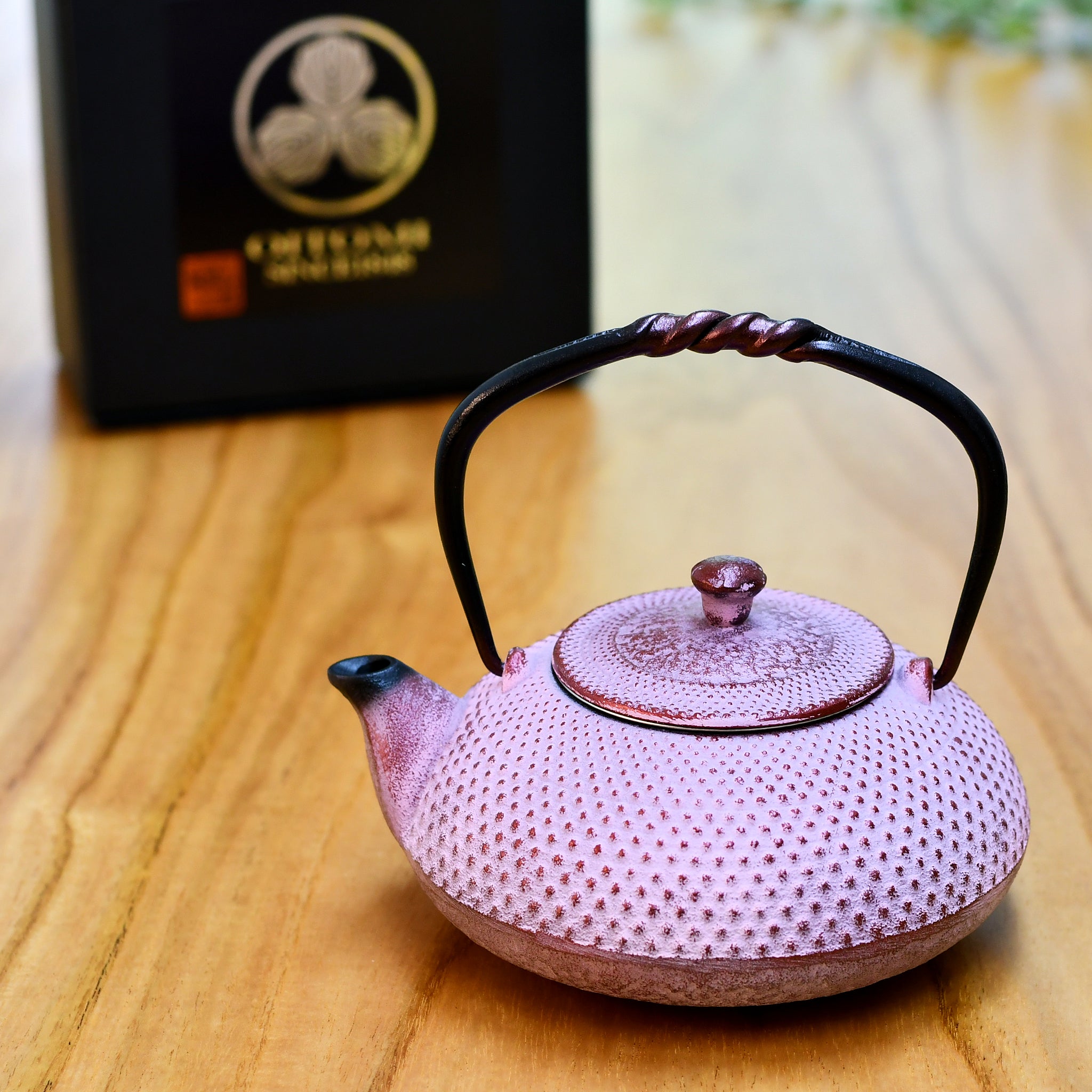 【廃番】南部鉄器 急須 | アラレパール | 淡紅 | 及富