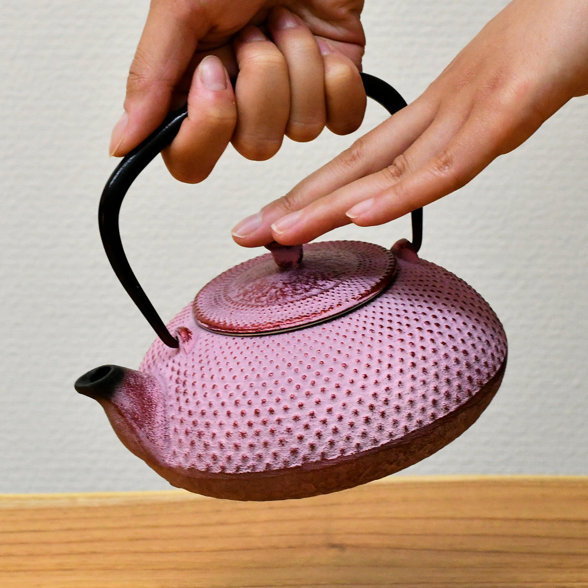 南部鉄器 急須 | アラレパール | 淡紅 |及富