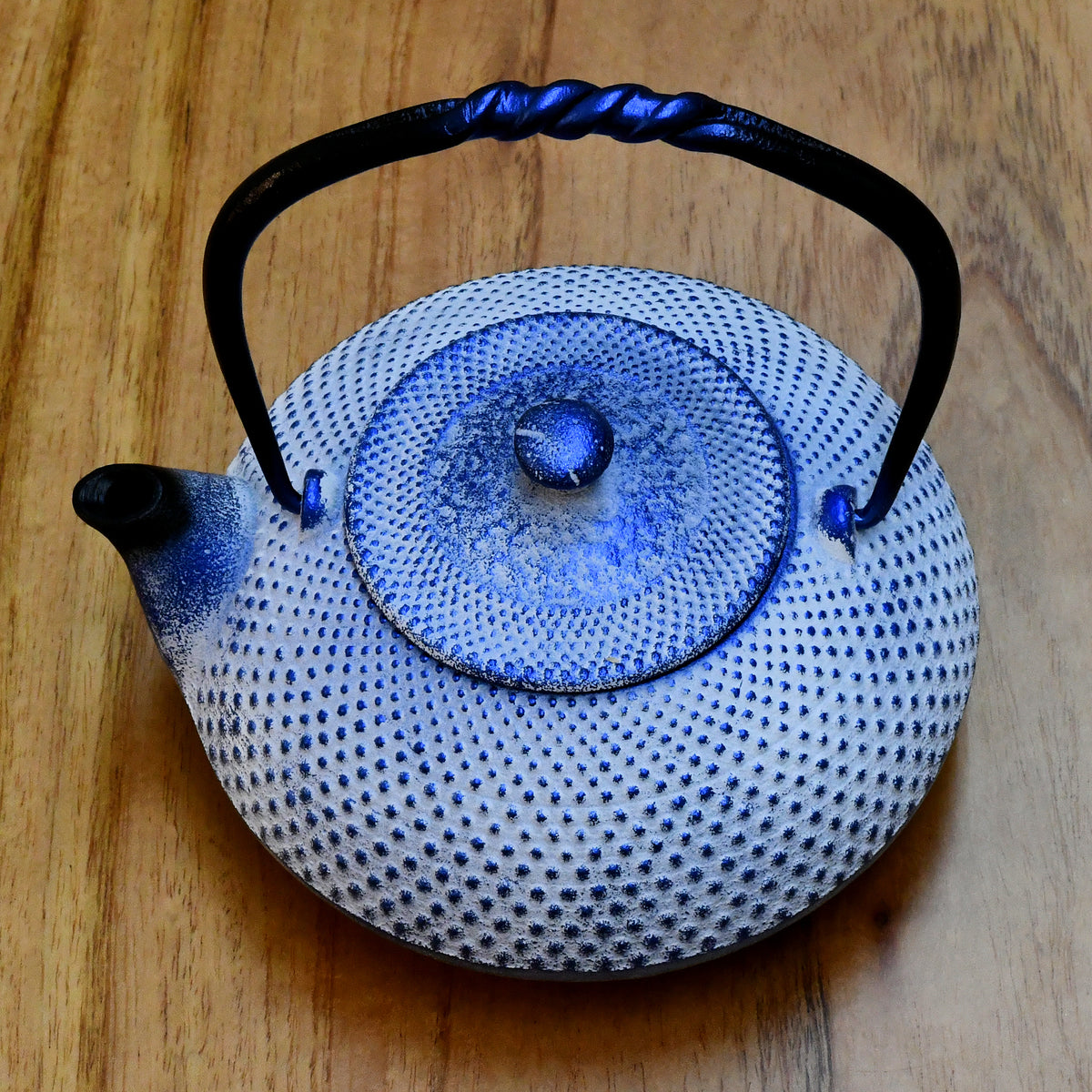 南部鉄器 急須 | アラレパール | 瑠璃白 |及富