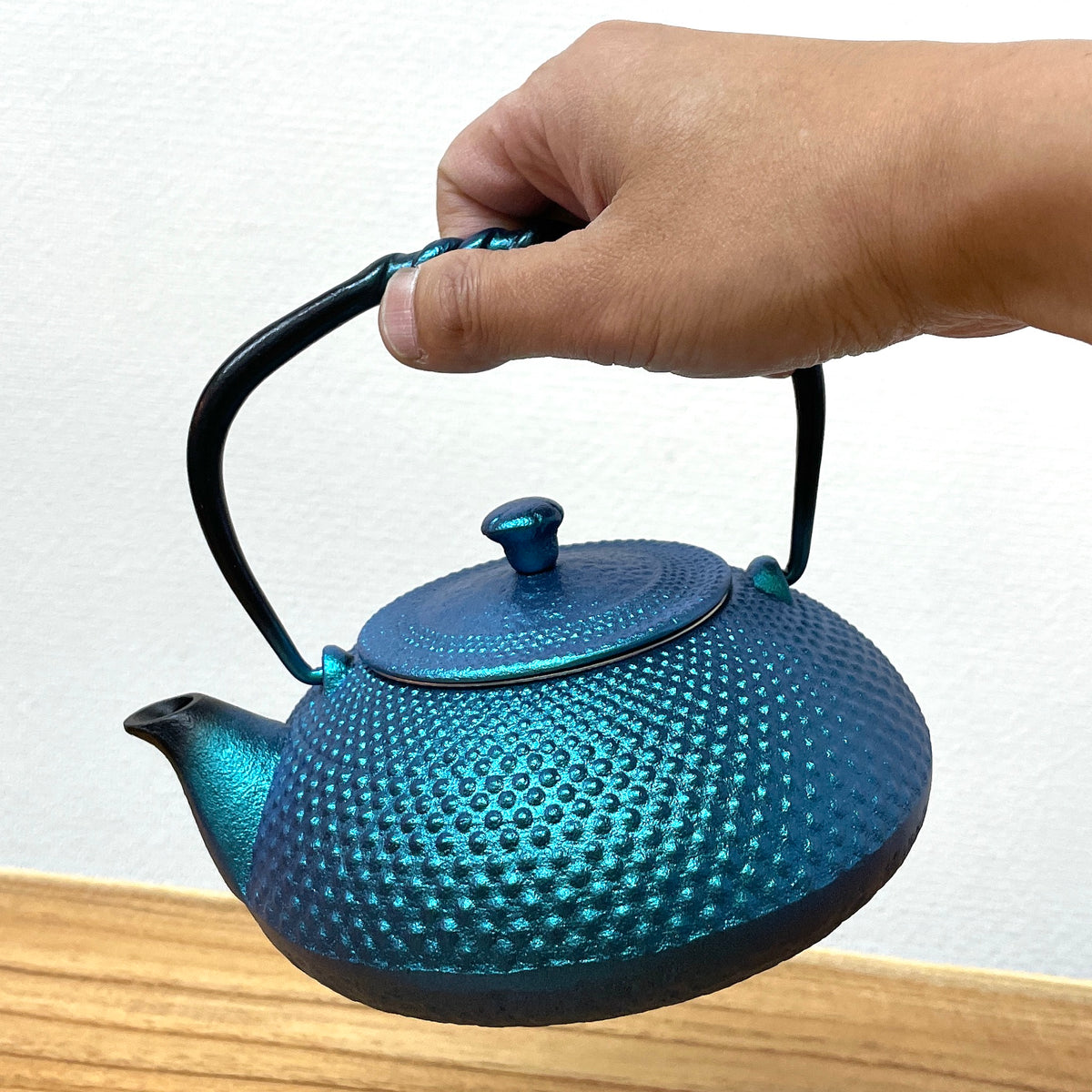 南部鉄器 小鉄瓶 急須 | アラレ 0.5L | 翠 |及富