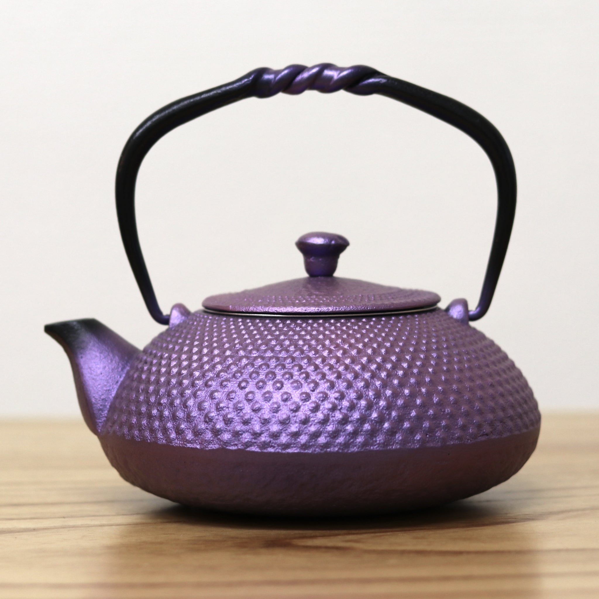 南部鉄器 小鉄瓶 急須 | アラレ 0.5L | 紫 | 及富