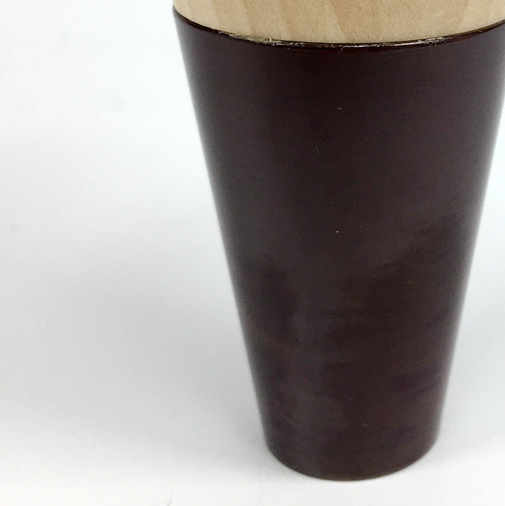 日本酒グラス | 高岡銅器 山中漆器 ぐい呑み | TALL HORN (BENGARA RED/TURQUISE BLUE/MISTY SILVER) | 喜泉