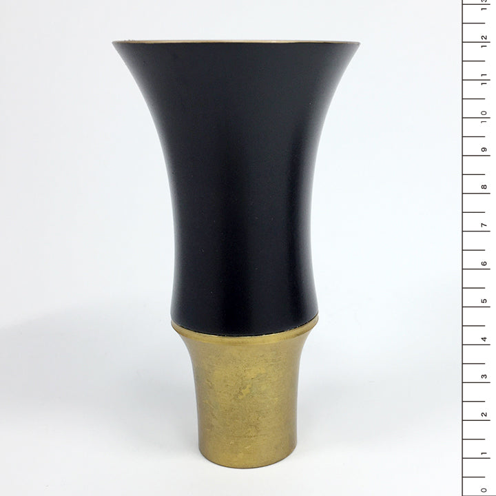 高岡銅器 山中漆器 ぐい呑み | BAMBOO TALL | 黒漆 × メロウゴールド | 喜泉