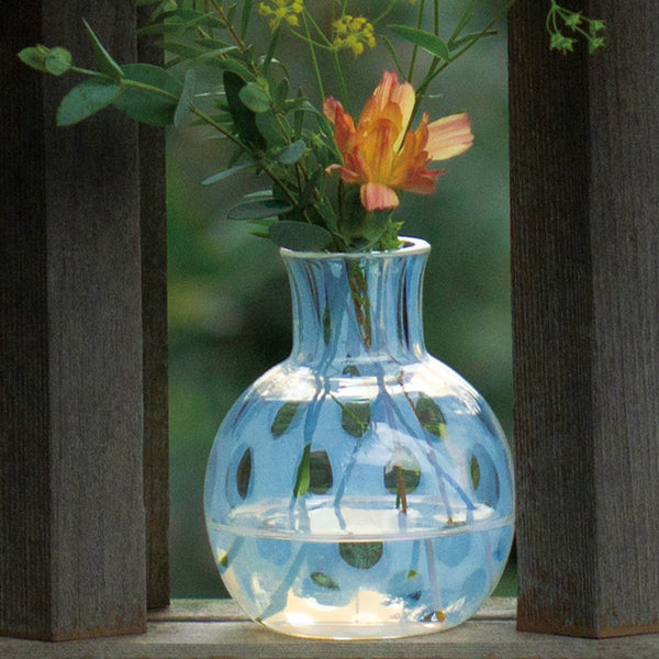 □ビオラ様専用□明治・大正ガラス花器 掛花入れ 和硝子 時代物 - 花瓶