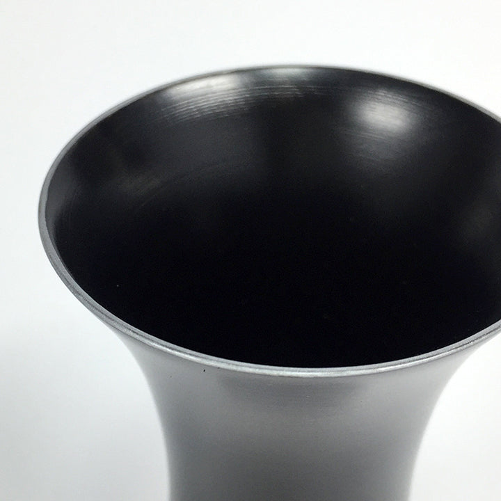 日本酒グラス | 高岡銅器 山中漆器 ぐい呑み | BAMBOO KUROURUSHI / MISTY SILVER | 喜泉