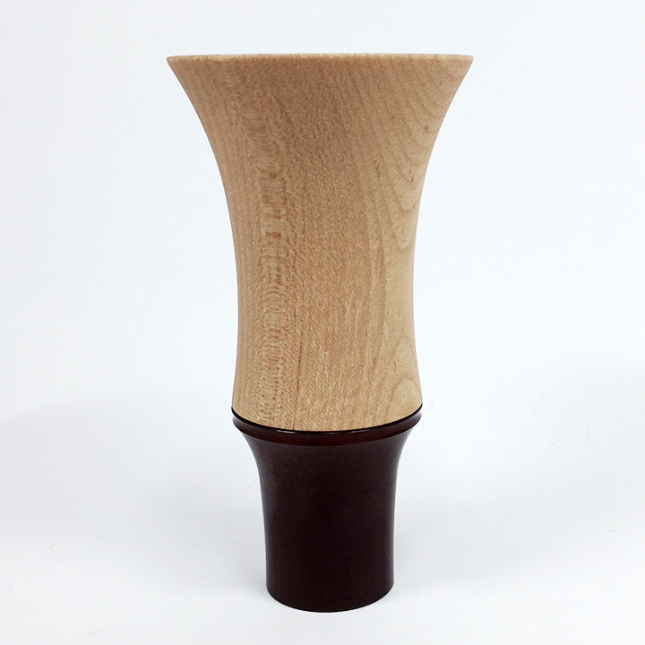 日本酒グラス | 高岡銅器 山中漆器 ぐい呑み | BAMBOO (TALL)BENGARA RED/TURQUISE BLUE | 喜泉