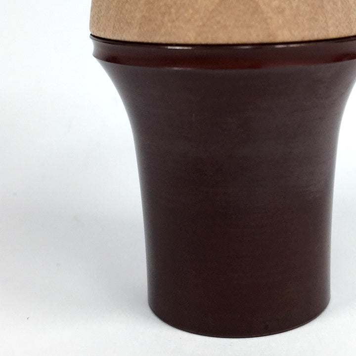日本酒グラス | 高岡銅器 山中漆器 ぐい呑み | BAMBOO (TALL)BENGARA RED/TURQUISE BLUE | 喜泉