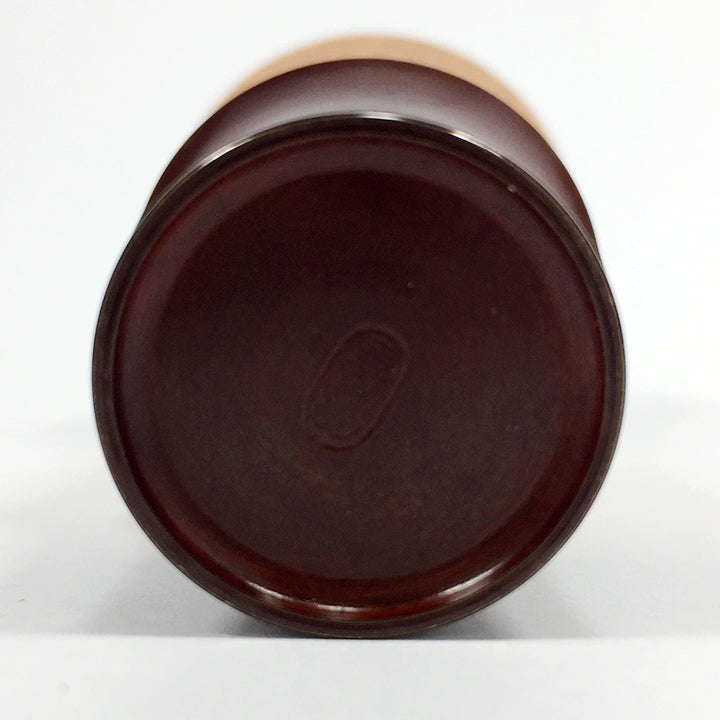 日本酒グラス | 高岡銅器 山中漆器 ぐい呑み | BAMBOO (TALL)BENGARA RED/TURQUISE BLUE | 喜泉