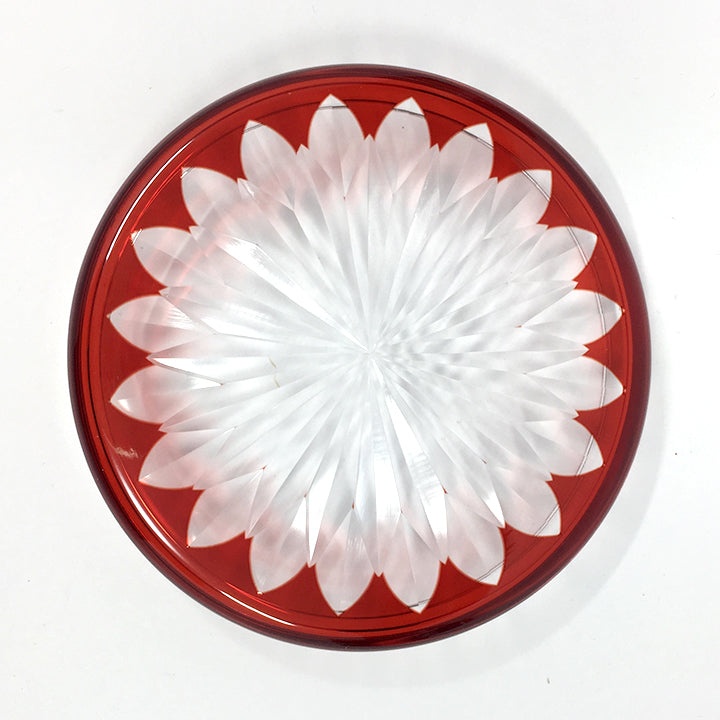 江戸切子 蓋つきグラス | 蓋ちょこ | 八重菊 | 廣田硝子