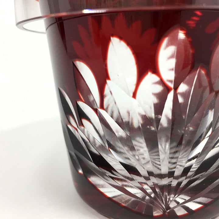 江戸切子 蓋つきグラス | 蓋ちょこ | 八重菊 | 廣田硝子