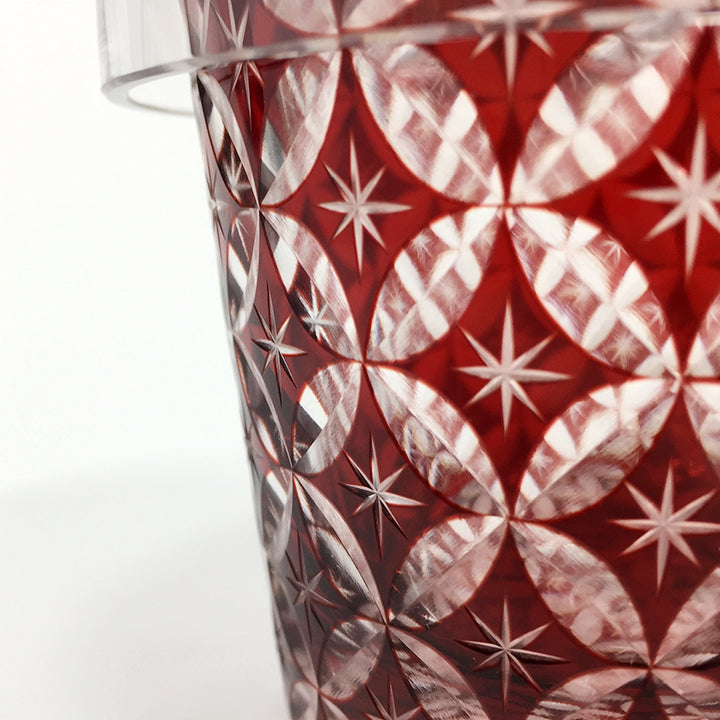 江戸切子 蓋つきグラス | 蓋ちょこ | 七宝 | 廣田硝子