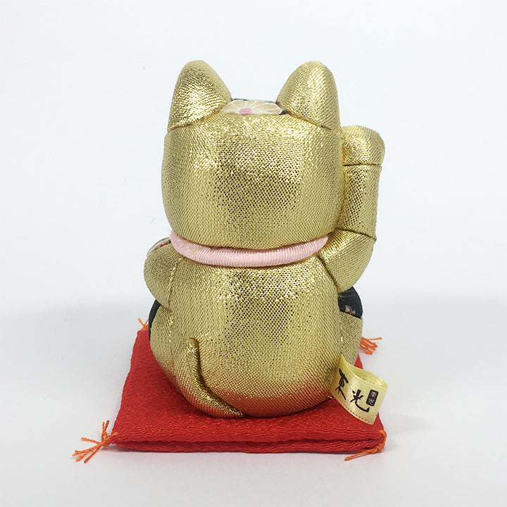 招き猫 | 江戸木目込み 招き猫 風水(小) | 金 | 柿沼人形
