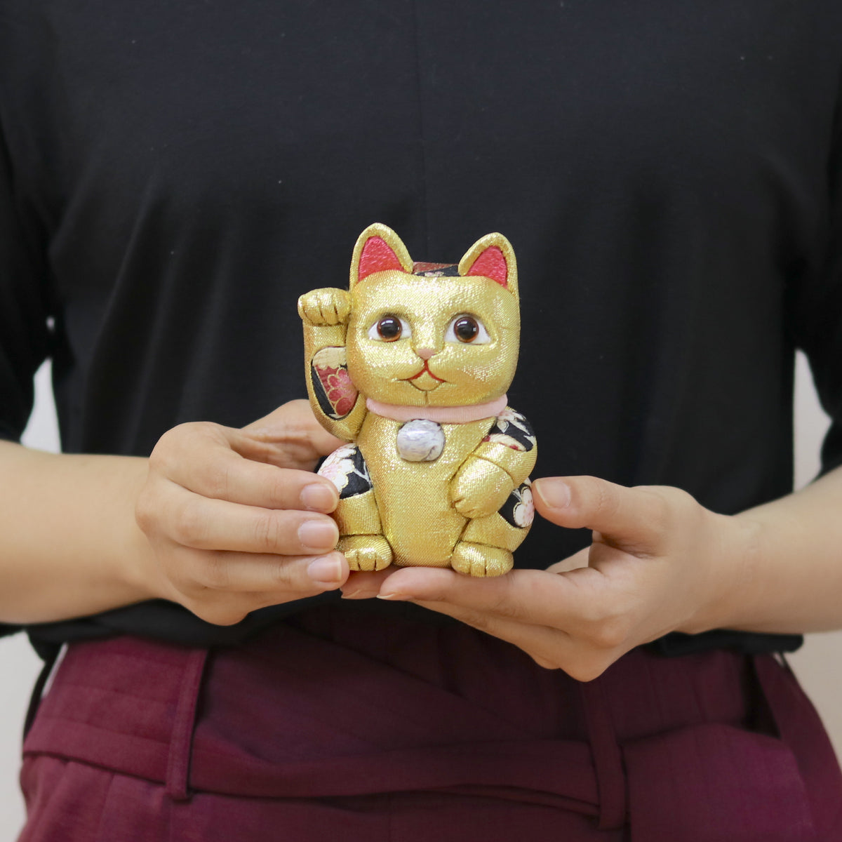 招き猫 江戸 木目 込 人形 かわいい 招き猫 江戸木目込み 招き猫 風水 