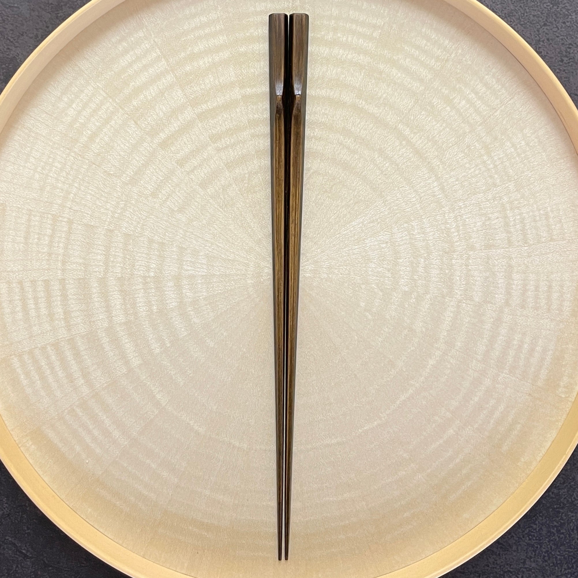 箸 | 六角竹乃箸 | 黒 23.5㎝ | マツ勘