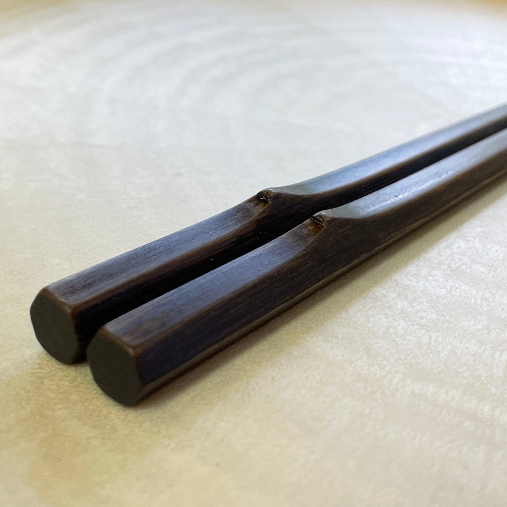 箸 | 六角竹乃箸 | 黒 23.5㎝ | マツ勘