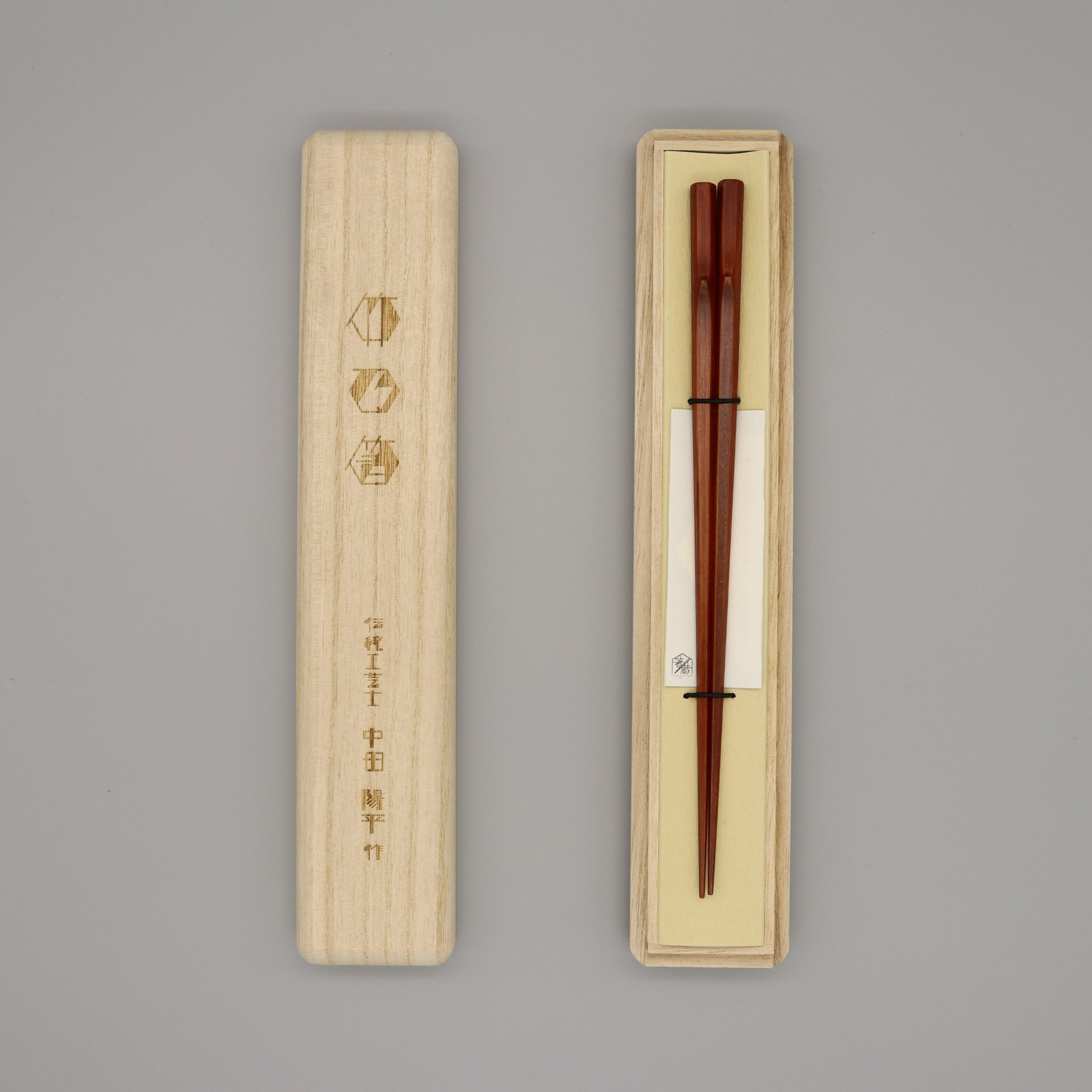 箸 | 六角竹乃箸 | 朱 21.5㎝ | マツ勘